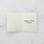 Retro 1940er Kissing Couple Karte (Innenseite)