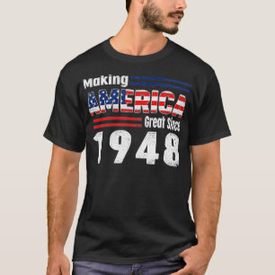 Retro 1948 Party Vintag Amerika zum großen Sinken T-Shirt