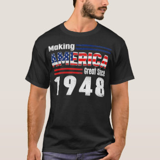 Retro 1948 Party Vintag Amerika zum großen Sinken  T-Shirt