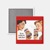 Retro 1950 Food Magnet 5 (Vorderseite/Rückseite)