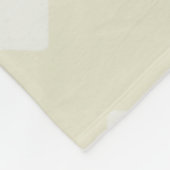 Retro 1950er Art Diamonds Sage Green Fleecedecke (Ecke)