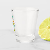 Retro 1950er Boomerang Mitte Jahrhundert Moderne Schnapsglas (Rechts)