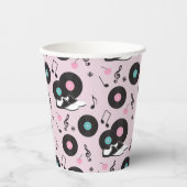 Retro 1950er Diner Birthday Paper Cups - Sock Hop  Pappbecher (Vorderseite)