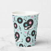 Retro 1950er Diner Birthday Paper Cups - Sock Hop  Pappbecher (Links)