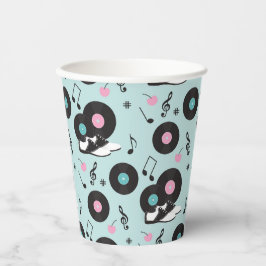 Retro 1950er Diner Birthday Paper Cups - Sock Hop  Pappbecher