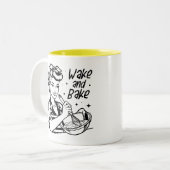 Retro 1950er Glam Girl Funny Sarcastic Zitat Zweifarbige Tasse (Vorderseite Links)