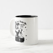 Retro 1950er Glam Girl Funny Sarcastic Zitat Zweifarbige Tasse (Vorderseite Links)