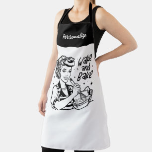 Retro 1950er Glamour-Girl lustiger sarkastischer S Schürze