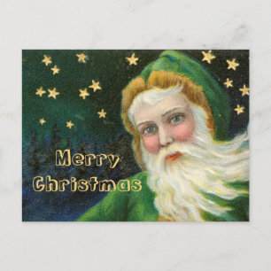Retro 1950er Jahre Vintage Santa Frohe Weihnachten