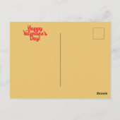 Retro 1950s American Valentine's Day Postcard Postkarte (Rückseite)