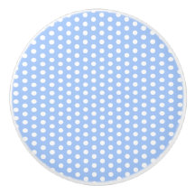 Retro 1950s Baby Blue Whimsical Polka Dots Kinderz