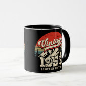 Retro 1956 Birthday Gift Vintage 70th Bday Tasse (VorderseiteRechts)