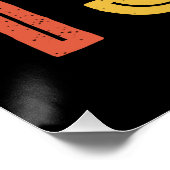 Retro 1956 Birthday Idea Music Cassette Tape Bday Poster (Ecke)