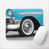 Retro 1956 Türkis Auto Mousepad (Mit Mouse)