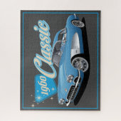 Retro 1960 Classic Car Stars Jigsaw Puzzle (Vertikal)