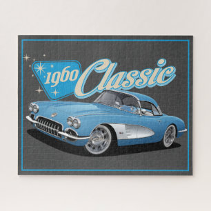 Retro 1960 Klassiker Auto Stars Jigsaw Puzzle