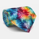 Retro 1960er Krawatte-Dye Muster Neck Tie Krawatte (Gerollt)