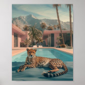 Retro 1960er Palm Tree Poster in Paul Fuentes Styl (Vorne)