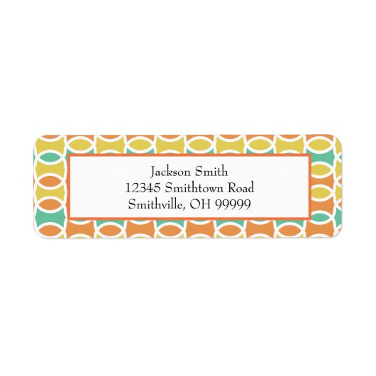 Retro 1960er-Runden Ovalen Orange Aquamarin Gold (Vorne)