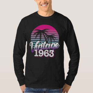 Retro 1963 limitierte Auflage Geburtstagsgeschen T-Shirt