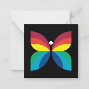 Retro 1966-1974 mitteilungskarte