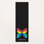 Retro 1966-1974 yogamatte (Vorderseite)