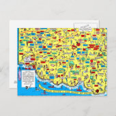 Retro 1966 Cincinnati, Postkarte von Ohio (Vorne/Hinten)