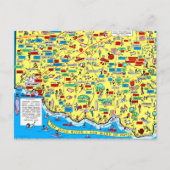 Retro 1966 Cincinnati, Postkarte von Ohio (Vorderseite)