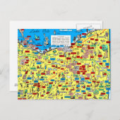 Retro 1966 Cleveland, Postkarte von Ohio (Vorne/Hinten)