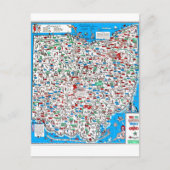 Retro 1966 Ohio Karte (Vorderseite)