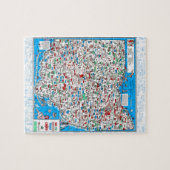 Retro 1966 Ohio Karte Puzzle 8"x10" 110 Stk. (Horizontal)