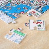 Retro 1966 Ohio Karte Puzzle 8"x10" 110 Stk. (Seite)