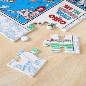 Retro 1966 Ohio map jigsaw puzzle 11"x14"252 pcs (Seite)