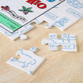 Retro 1966 Ohio map jigsaw puzzle 20"x20"676 pcs (Seite)