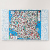 Retro 1966 Ohio map jigsaw puzzle 20"x30" 1014 pcs (Horizontal)