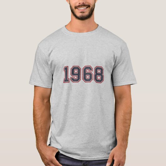 Retro 1968 T - Shirt (Vorderseite)