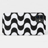Retro 1970er Jahre Design Wavy Op-Art Stripe Muste Case-Mate iPhone Hülle (Rückseite (Horizontal))