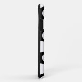 Retro 1970er Jahre Design Wavy Op-Art Stripe Muste Case-Mate iPhone Hülle (Hinten/Rechts)