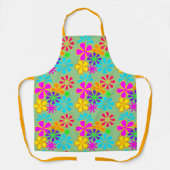 Retro 1970er-Power Grün Schürze (Vorderseite)