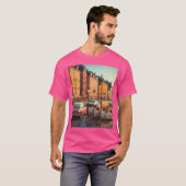 Retro 1970S Stockholm Ai Artwork Farbenfrohe Straß T-Shirt (Vorne ganz)