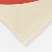 Retro 1970s Style Arched Stripes Geometric Pattern Fleecedecke (Ecke)