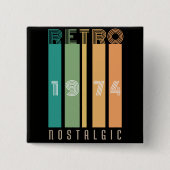 Retro 1974 nostalgisch button (Vorderseite)