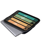 Retro 1974 nostalgisch laptopschutzhülle (Vorne Knopf)