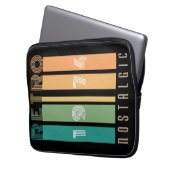 Retro 1974 nostalgisch laptopschutzhülle (Vorderseite Links)