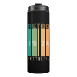 Retro 1974 nostalgisch thermosbecher