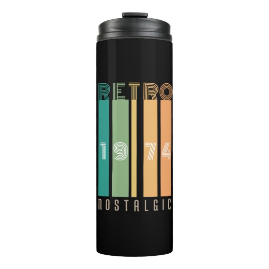 Retro 1974 nostalgisch thermosbecher (Vorderseite)