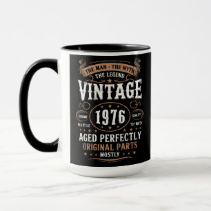 Retro 1976 Geburtstag Der Mann Die Legende 50. Geb Tasse