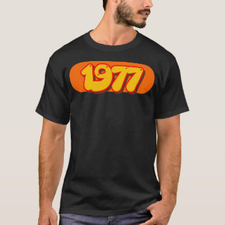 Retro 1977 Pop Art Jahr im Stil der 70er T-Shirt