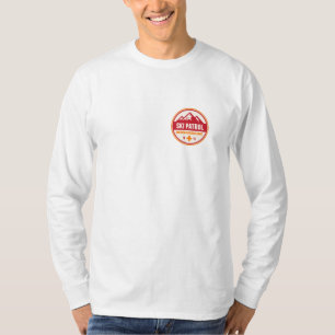 Retro 1979 Ski-Patrouillen-langer Hülsen-T - Shir T-Shirt