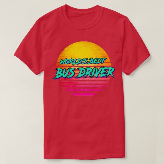 Retro 1980er Autofahren T-Shirt (Design vorne)